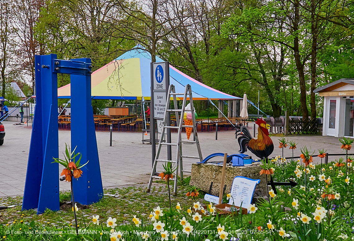 01.05.2023 - Maibaumaufstellung in Berg am Laim